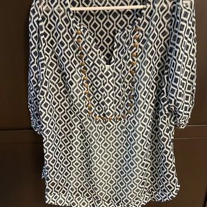 Stitch Fix - 41Hawthorne Moni Geo Print Blouse